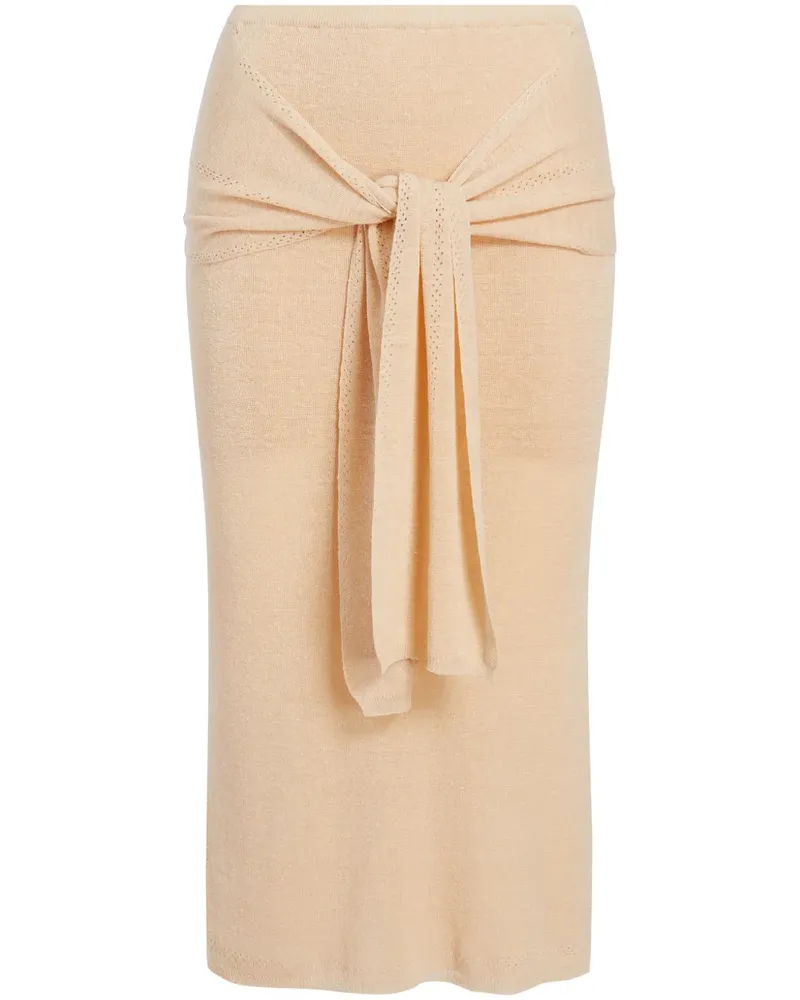 Proenza Schouler Phelan Midikleid - Nude Nude