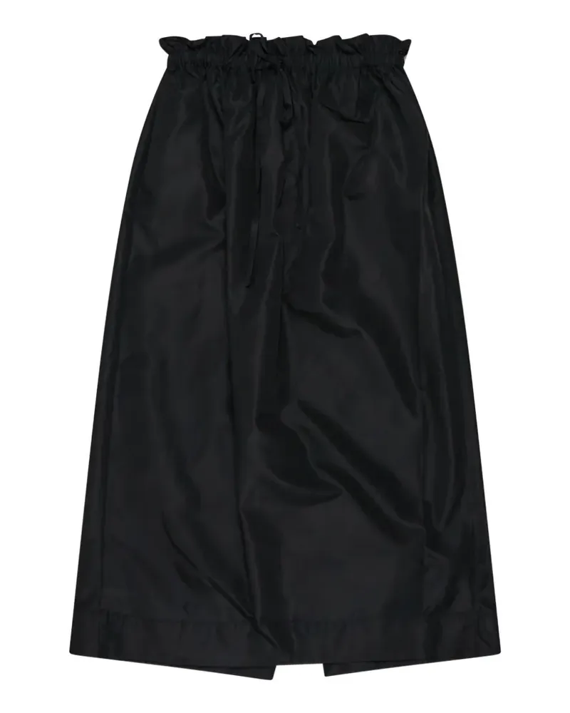 Simone Rocha ruffled drawstring skirt - Schwarz Schwarz