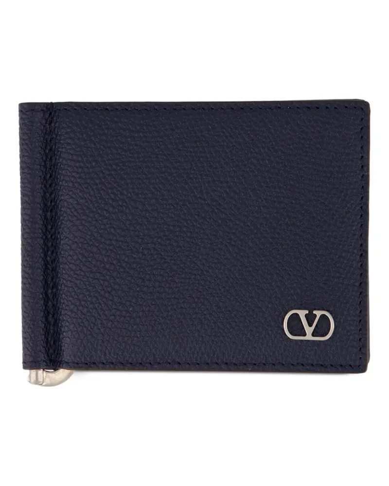 Valentino Garavani bi-fold leather wallet - Blau Blau