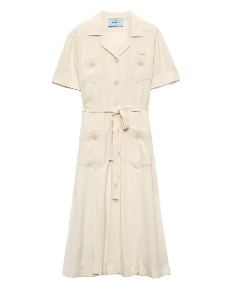 Prada Hemdkleid aus Spitze - Nude Nude