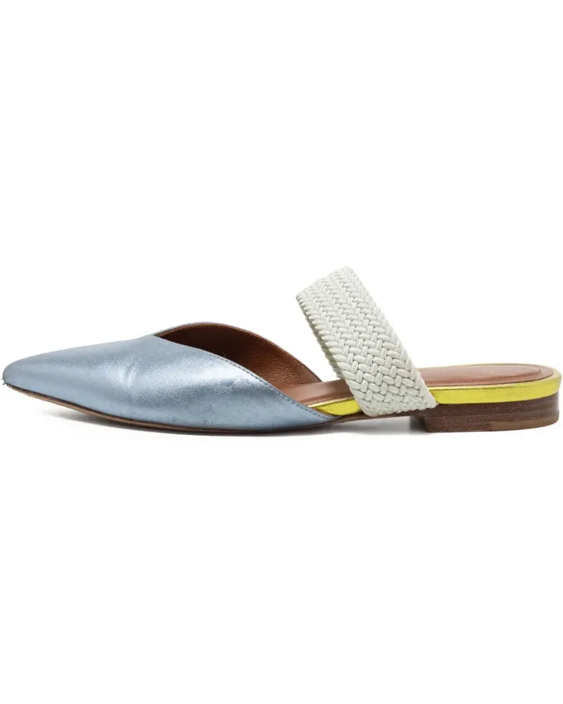 Malone Souliers Pre-owned Mules mit spitzer Kappe - Grau Grau