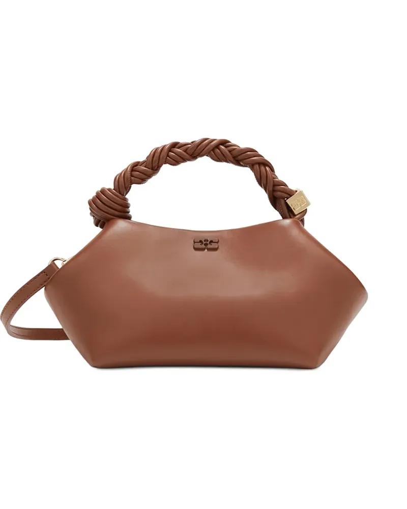 Ganni Kleine Bou Tasche in Braun Braun