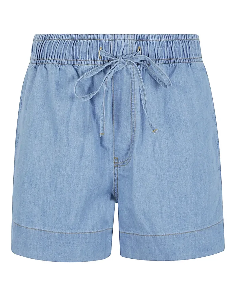 SoSUE elastic-waistband shorts - Blau Blau
