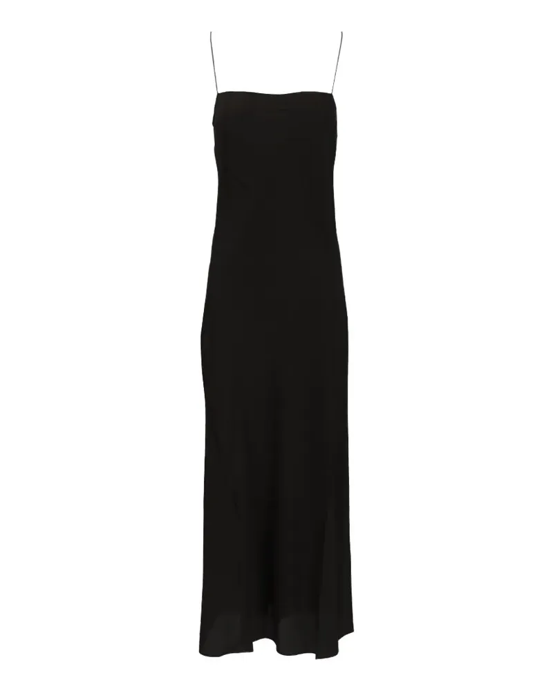 Matteau silk maxi dress - Schwarz Schwarz
