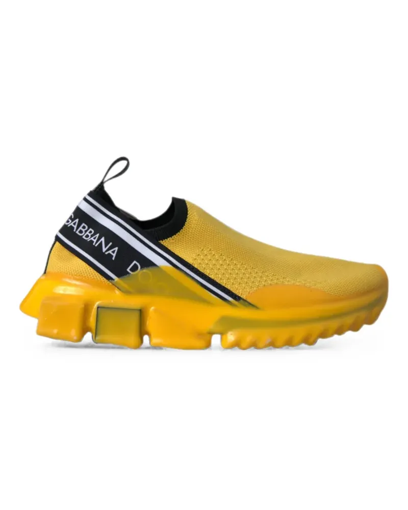 Dolce & Gabbana Sorrento Slip-On-Sneakers - Gelb Gelb