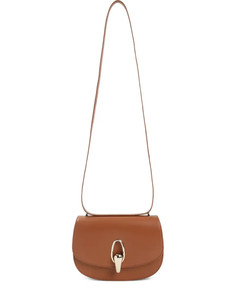 Giorgio Armani Halbmondförmige Schultertasche - Braun Braun