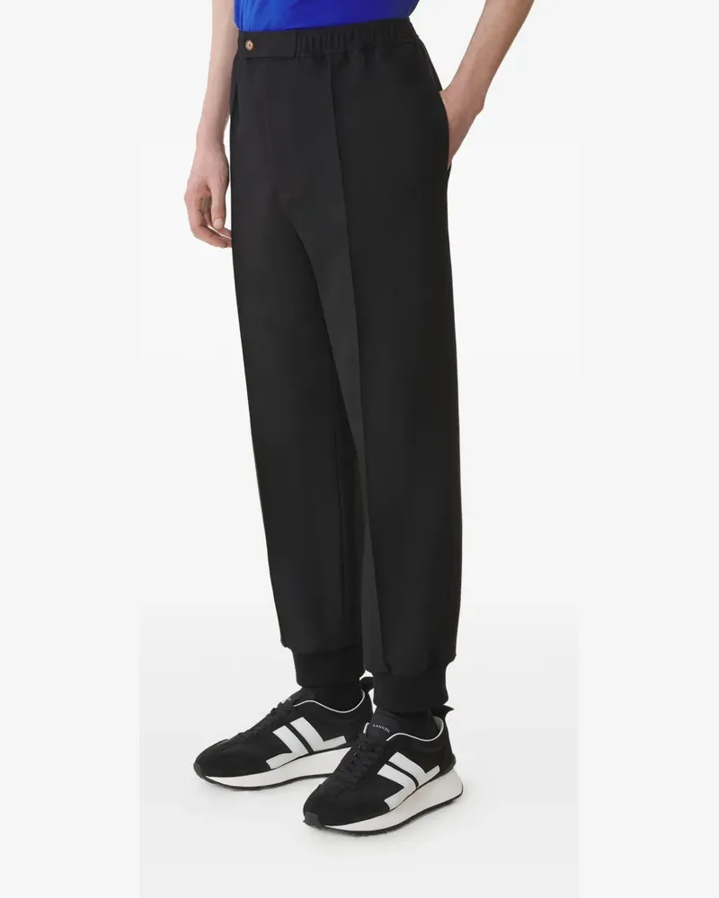 Lanvin Hose mit Kordelzug - Schwarz Schwarz