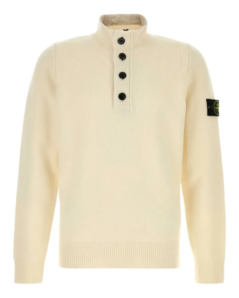 Stone Island Geknöpfter Rollkragenpullover - Nude Nude