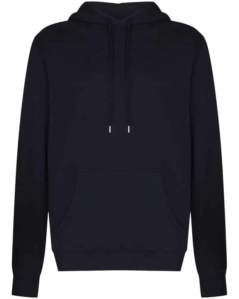 Sunspel Klassischer Hoodie - Blau Blau