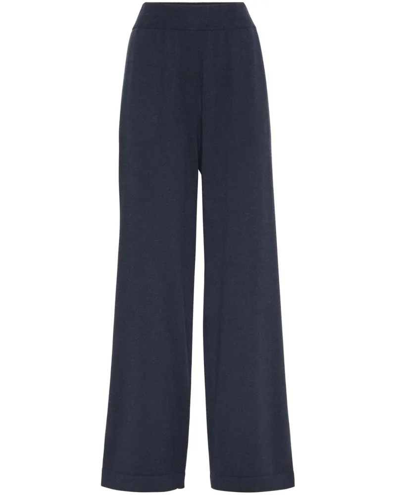 Brunello Cucinelli Jogginghose mit weitem Bein - Blau Blau