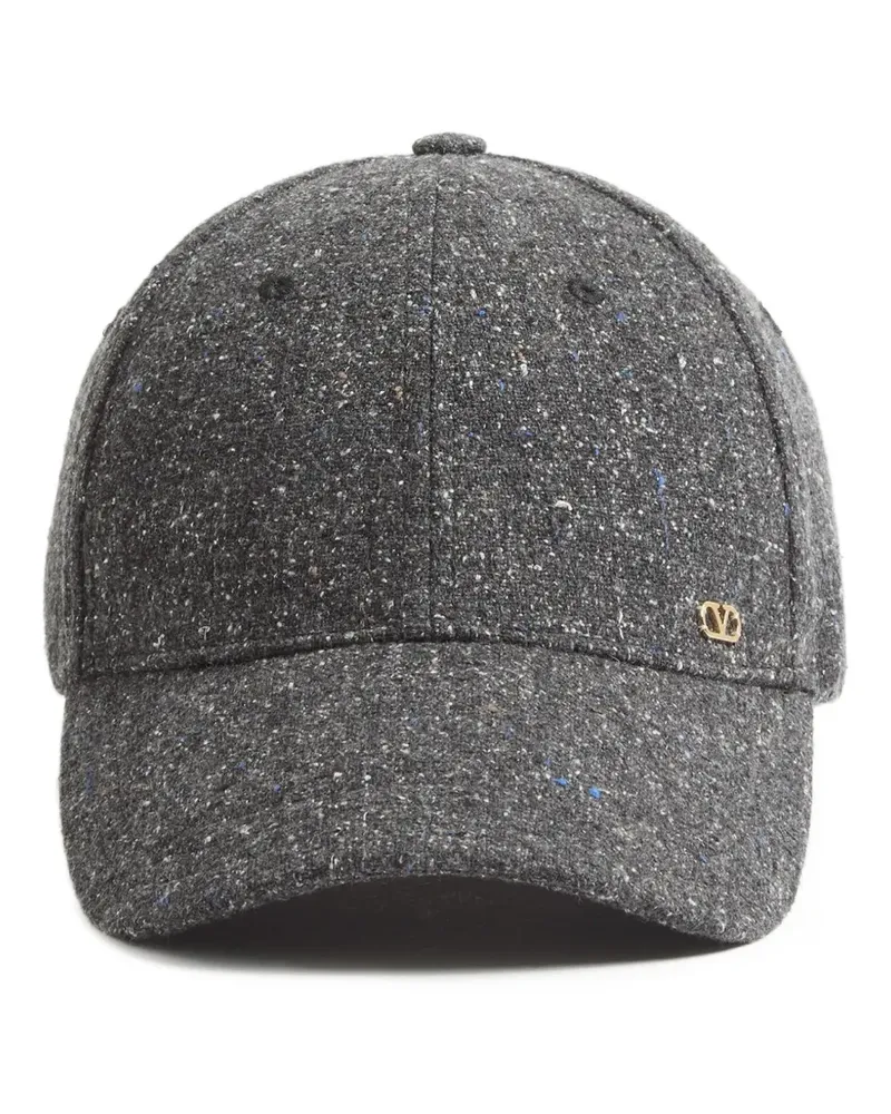 Valentino Garavani VLogo Signature Baseballkappe aus Wolle - Grau Grau
