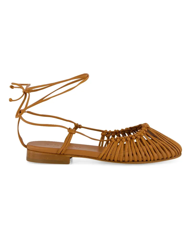 HEREU Mantera Sandalen mit Knoten - Braun Braun