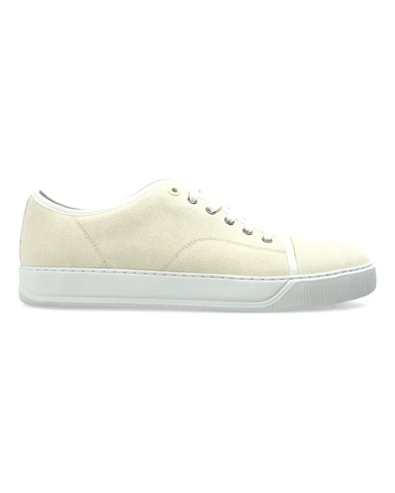 Lanvin Dbb1 canvas sneakers - Nude Nude