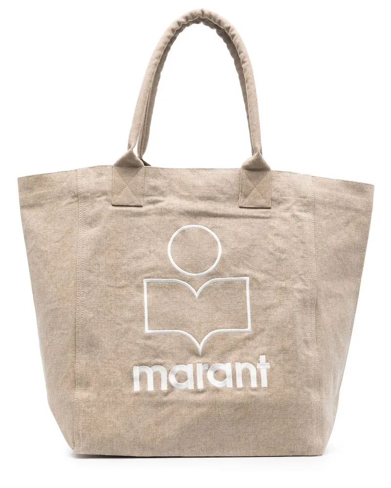 Isabel Marant Yenky Shopper aus Canvas - Braun Braun