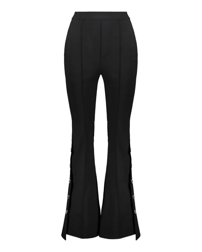 ELLERY embellished flared trousers - Schwarz Schwarz