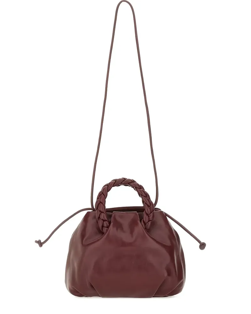 HEREU Handtasche mit geflochtenen Riemen - Rot Rot