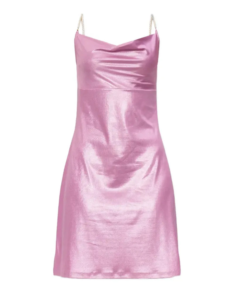 Versace Jeans pearl chain slip dress - Rosa Rosa