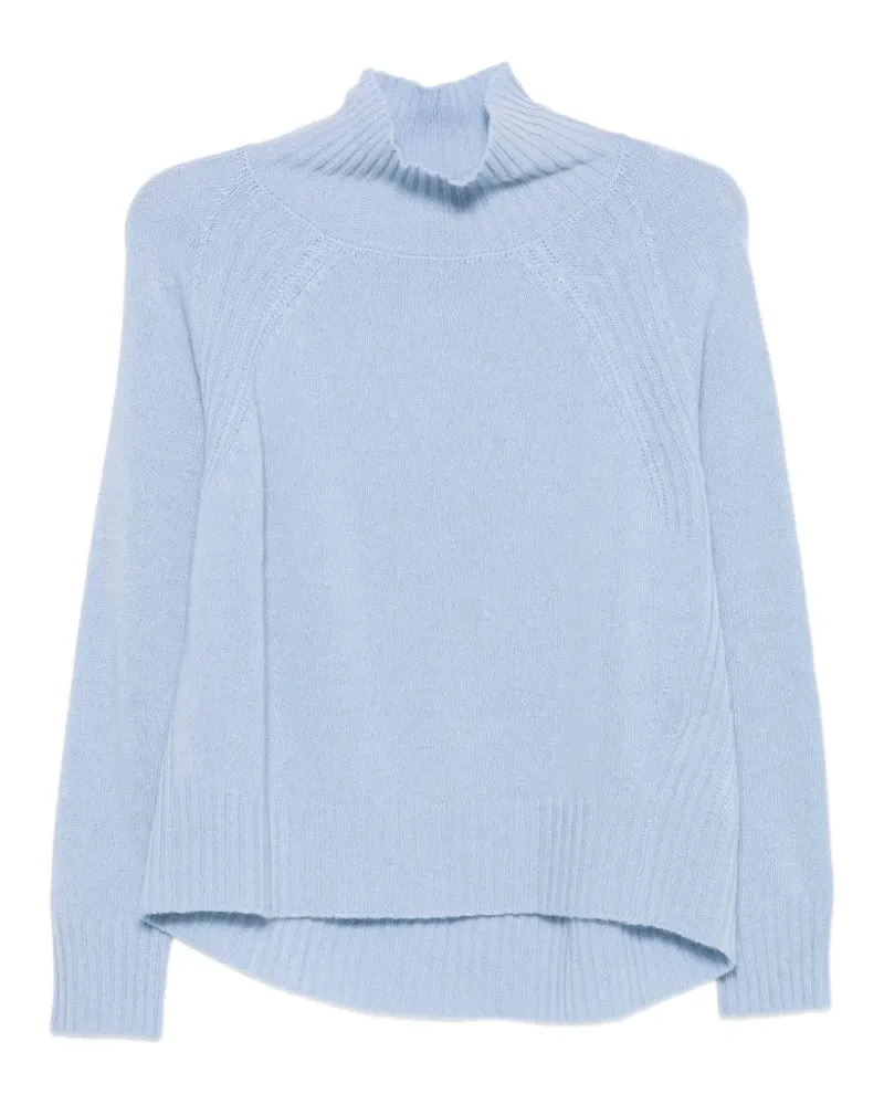 Dondup V-Ausschnitt-Pullover mit Raglanärmeln - Blau Blau