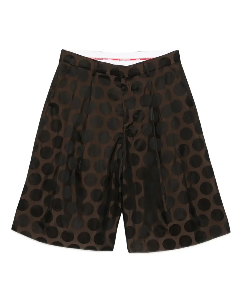 Charles Jeffrey Loverboy Gepunktete Shorts - Braun Braun