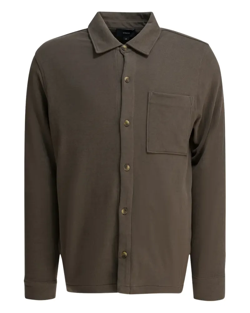 Vince Klassisches Hemd - Braun Braun