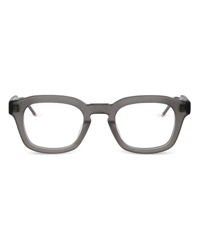 Thom Browne Brille mit eckigem Gestell - Grau Grau