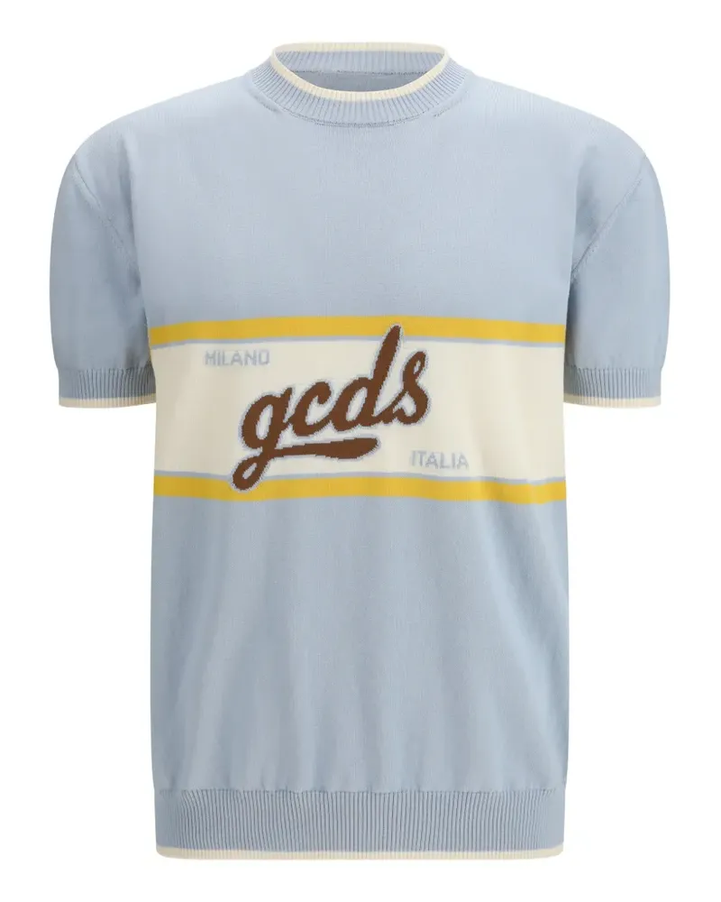 GCDS logo T-shirt - Blau Blau
