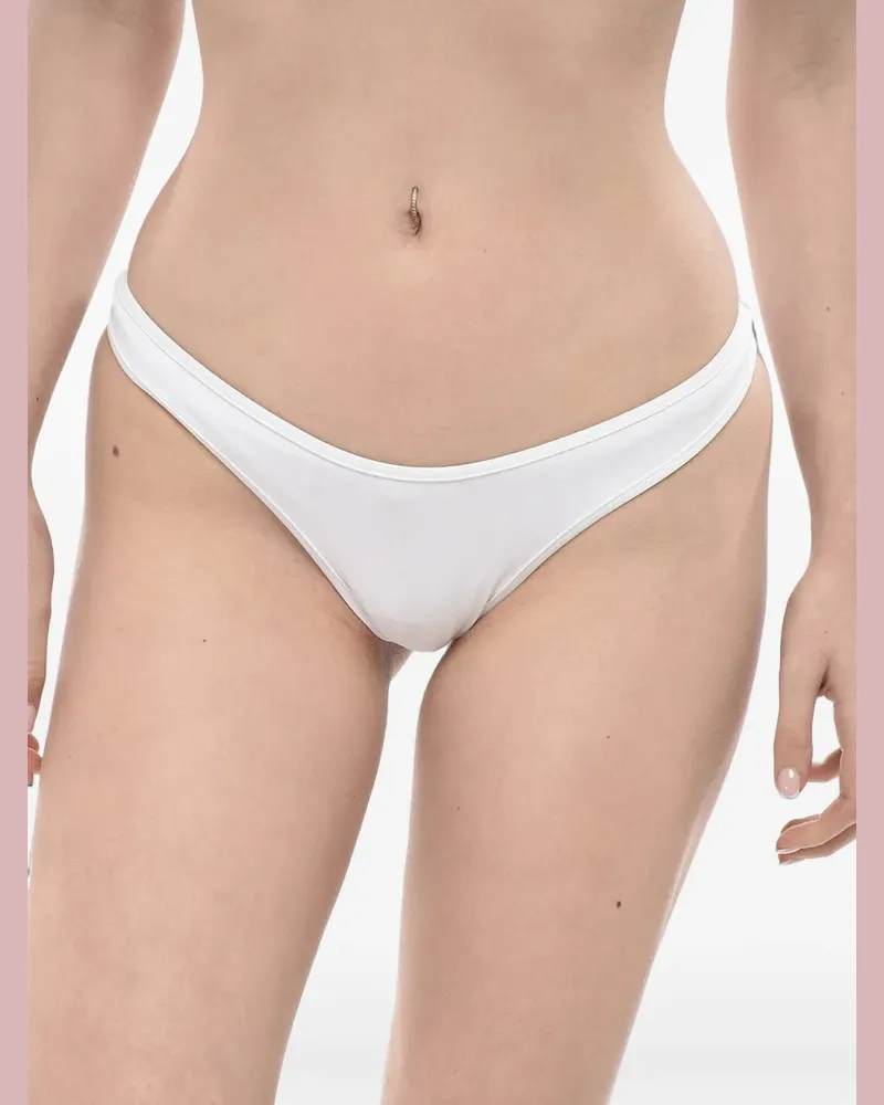Dsquared2 Bikinihöschen mit Logo-Print - Weiß Weiß