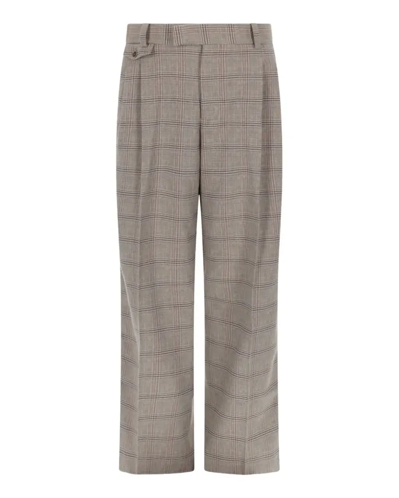 Drôle de Monsieur Hose mit Karomuster - Nude Nude