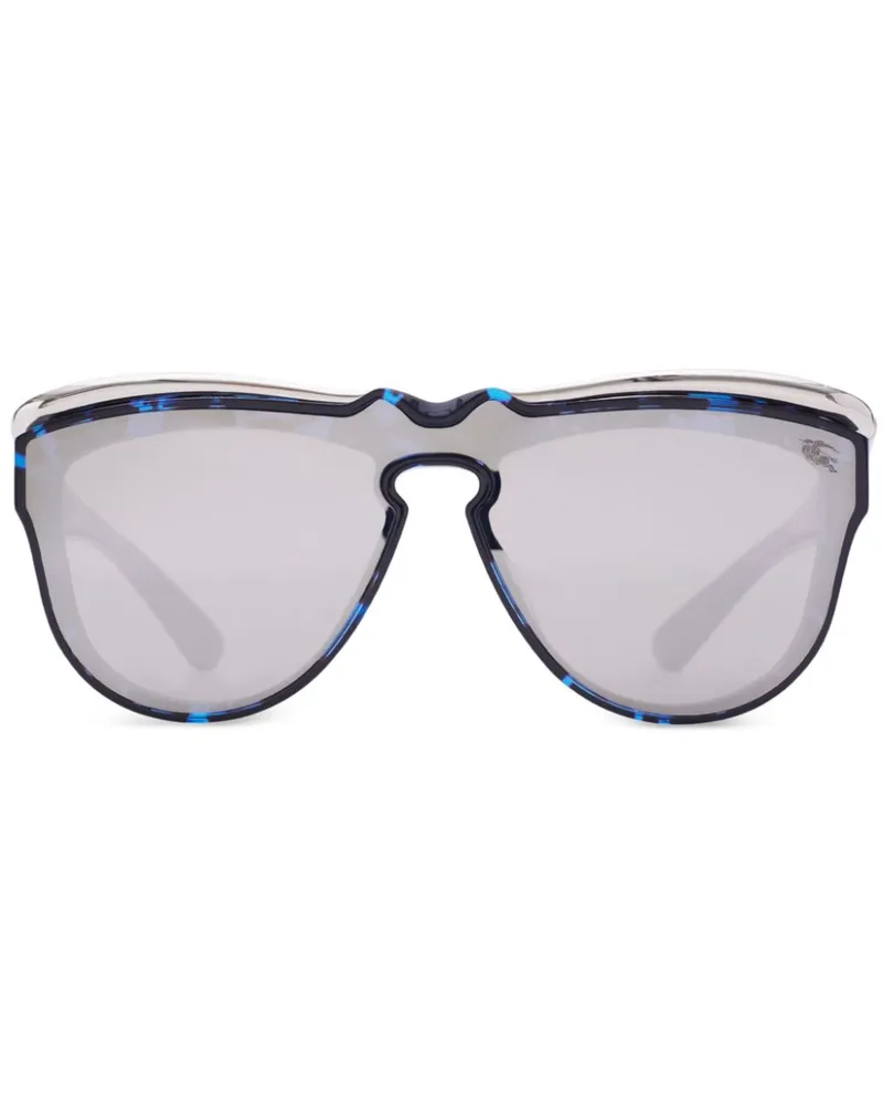 Burberry Classic Sonnenbrille mit Shield-Gestell - Blau Blau