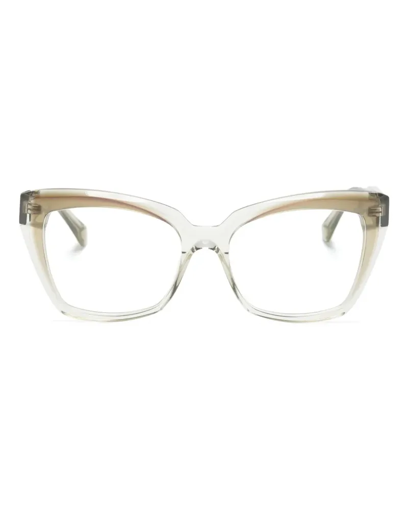 CAZAL Sonnenbrille mit Cat-Eye-Gestell - Grau Grau