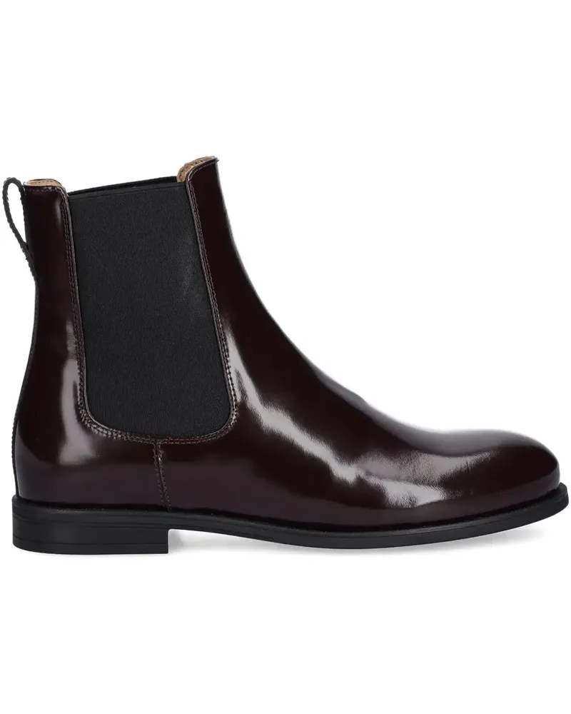HUGO BOSS Chelsea-Boots mit Lasche - Braun Braun