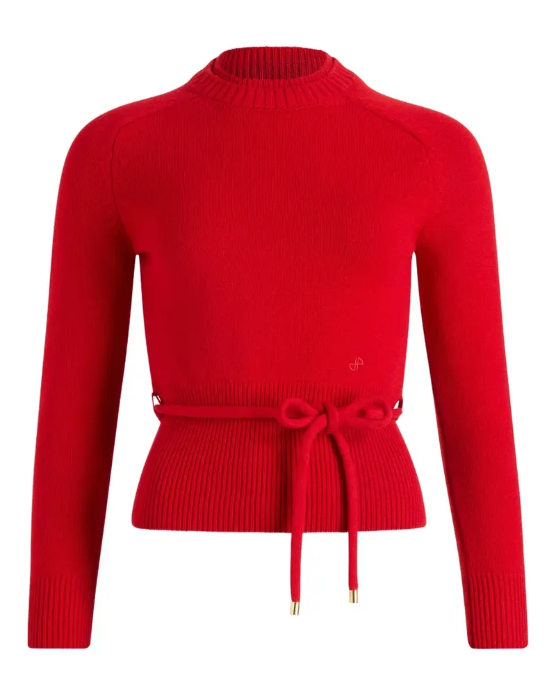 Patou Pullover mit doppeltem Kragen - Rot Rot