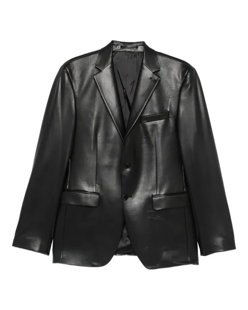 Karl Lagerfeld notched-lapels single-breasted jacket - Schwarz Schwarz