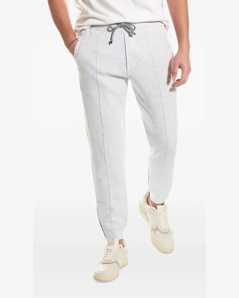 Brunello Cucinelli Jogginghose mit Nahtdetail - Grau Grau