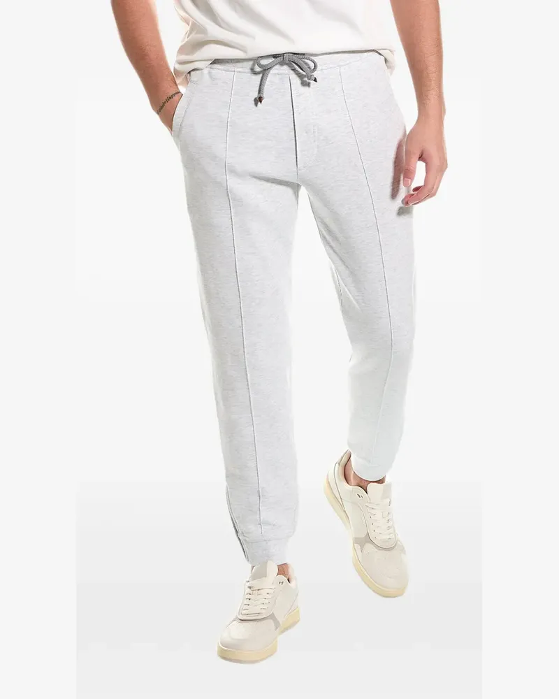 Brunello Cucinelli Jogginghose mit Nahtdetail - Grau Grau