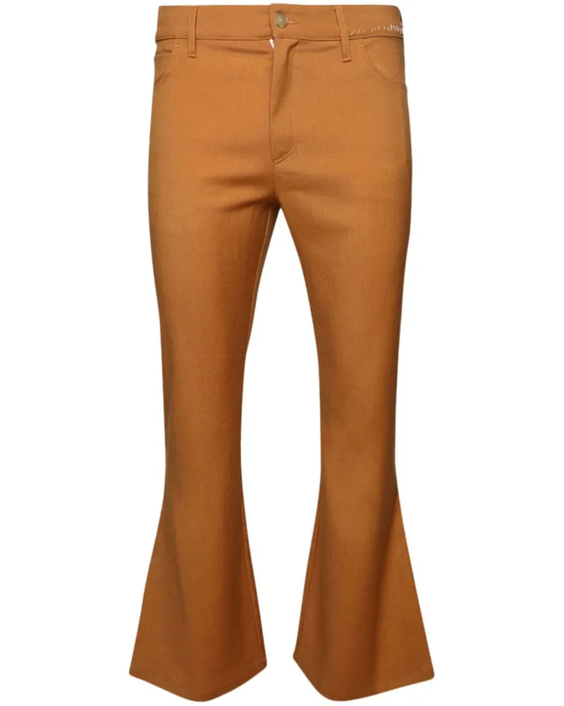 Marni Halbhohe Schlaghose - Orange Orange