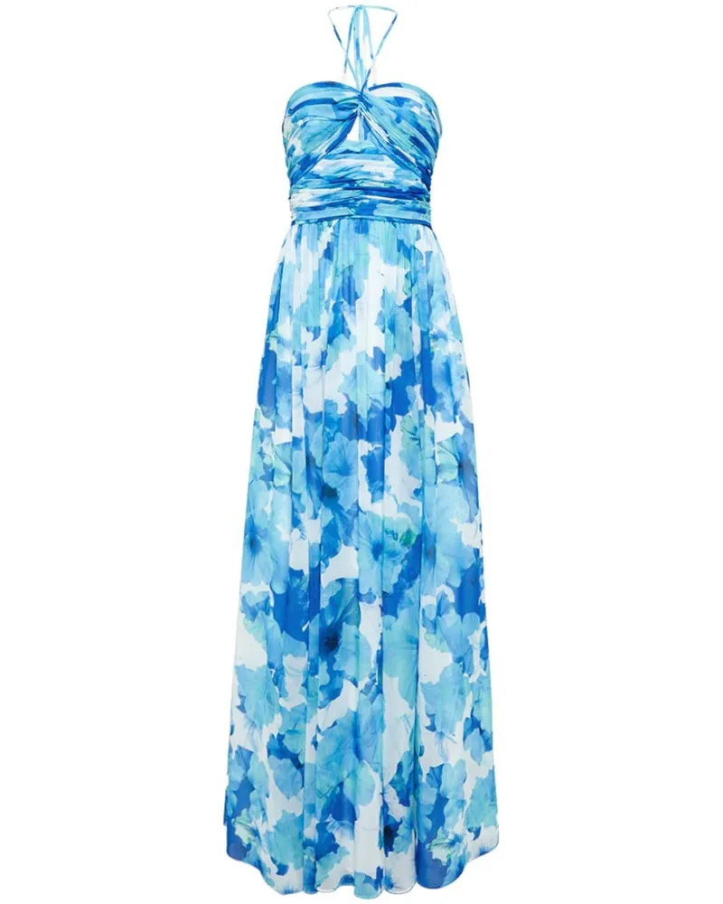 Monique Lhuillier Emilia Maxikleid - Blau Blau