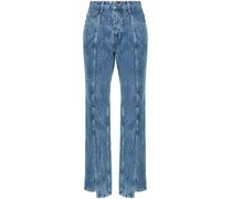 Jeans mit Knitteroptik