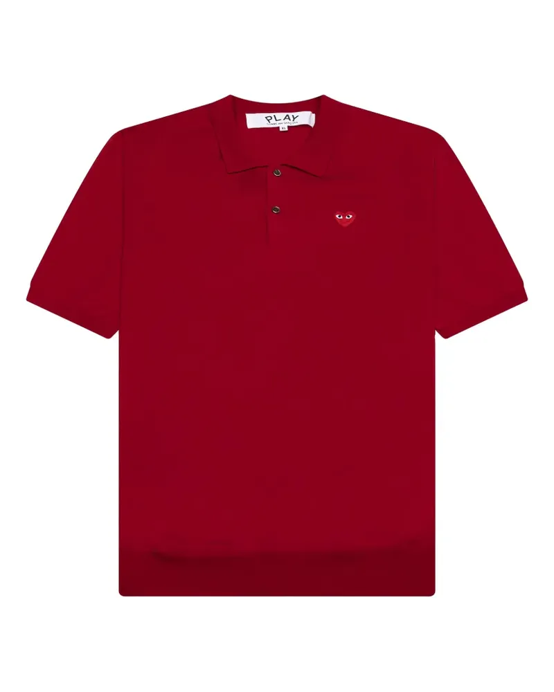 Comme des Garçons Kurzärmeliges Poloshirt - Rot Rot