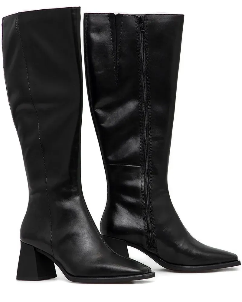 Vagabond Kniehohe Hedda Stiefel 70mm - Schwarz Schwarz