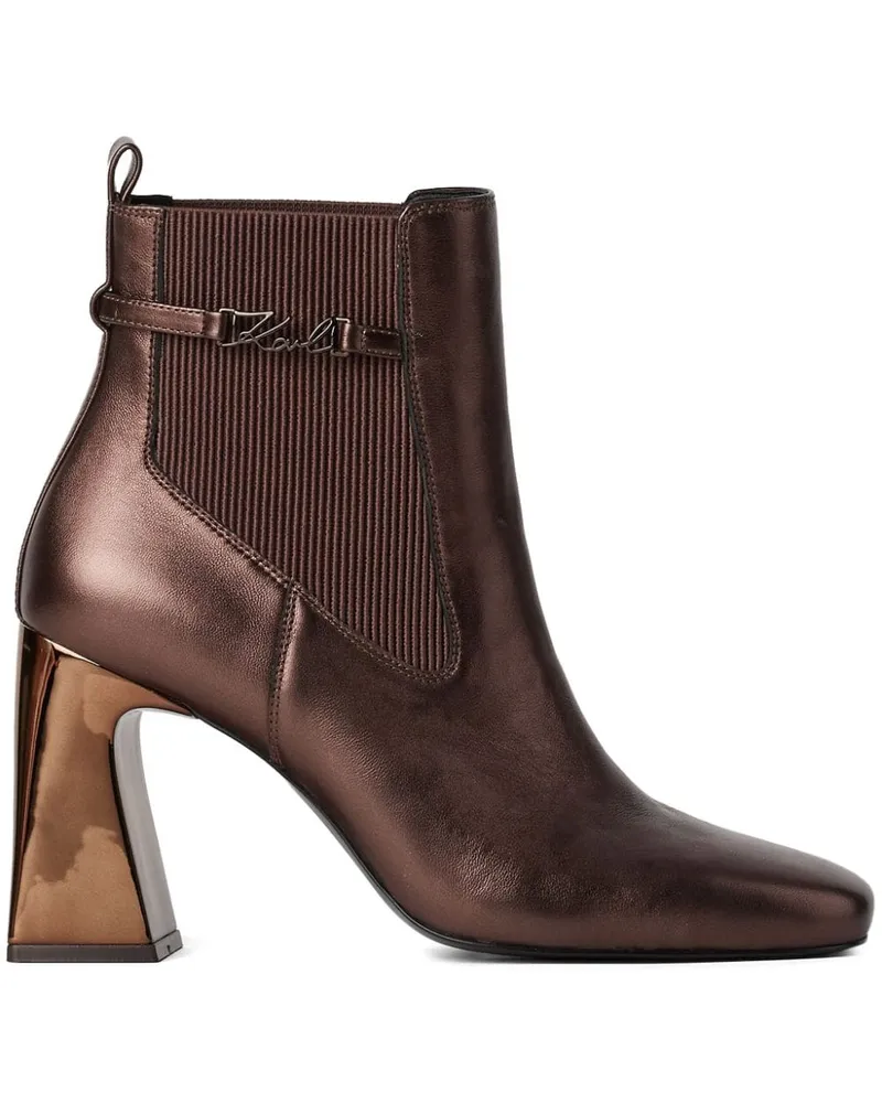 Karl Lagerfeld Astra Nova Stiefeletten 90mm - Braun Braun