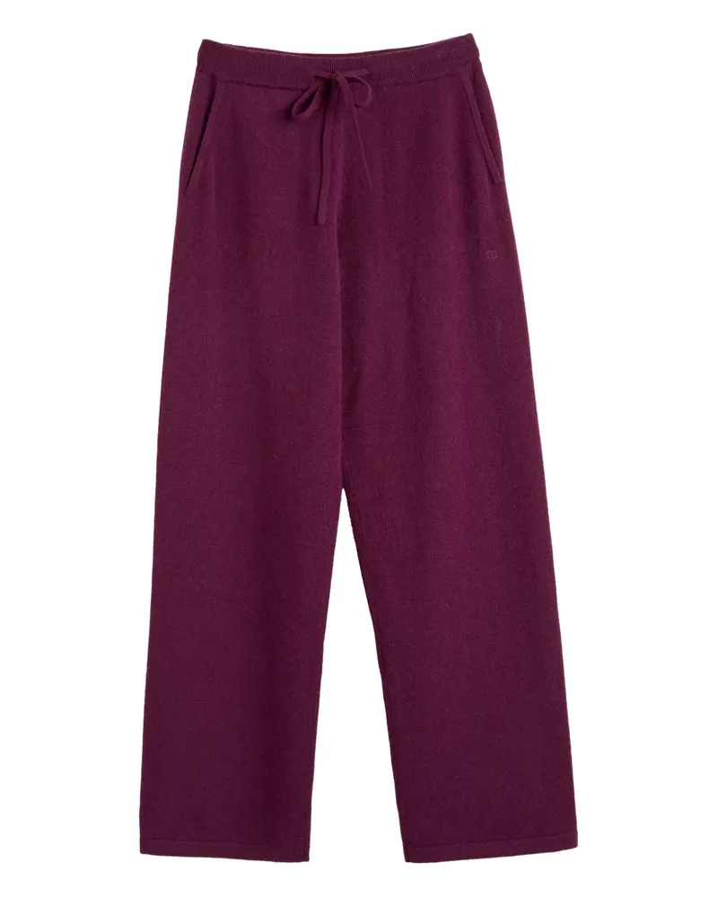 Chinti & Parker Gerade Strickhose - Rosa Rosa