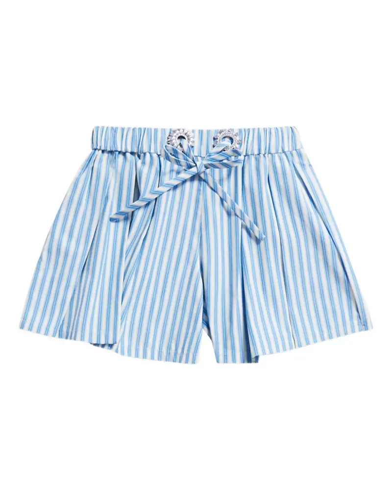 Area Shorts mit Falten - Blau Blau