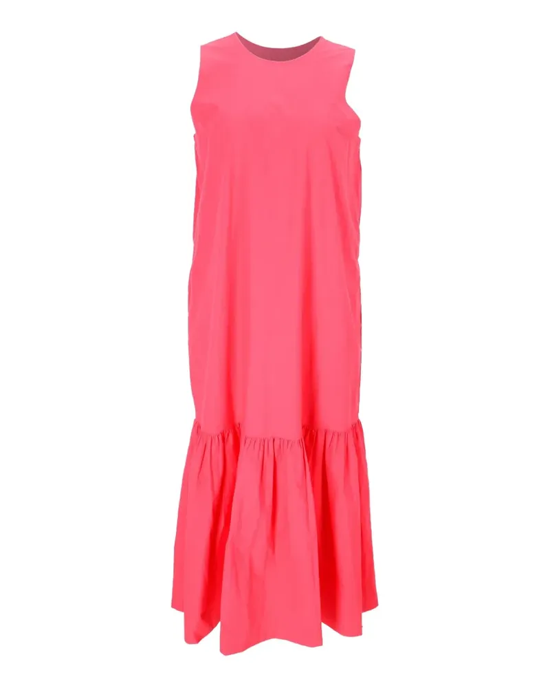 FRANKIE Shop Ärmelloses Loulou Flouncy Kleid - Rosa Rosa