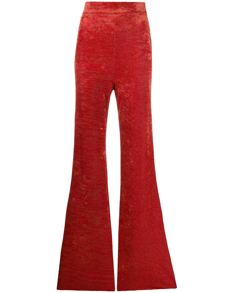 ELLERY Ausgestellte Samthose - Rot Rot