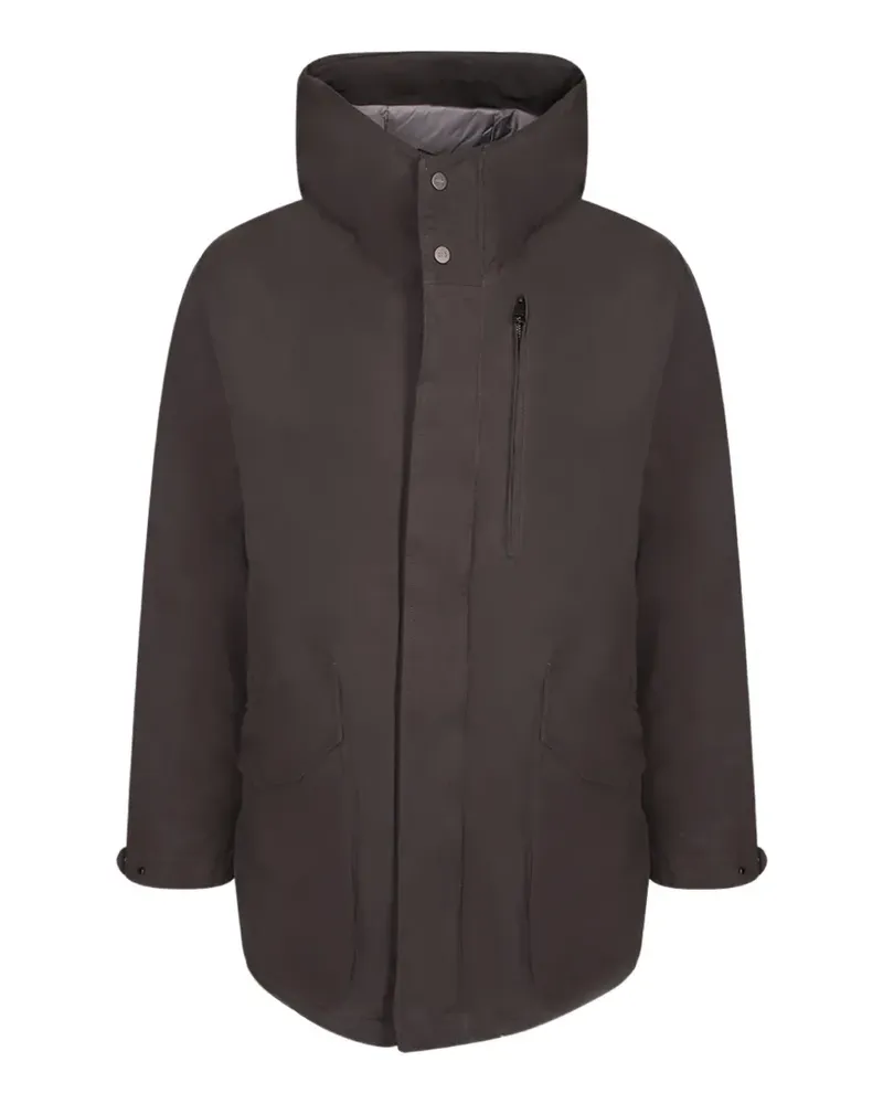 DUNO Hoshi hooded parka - Braun Braun