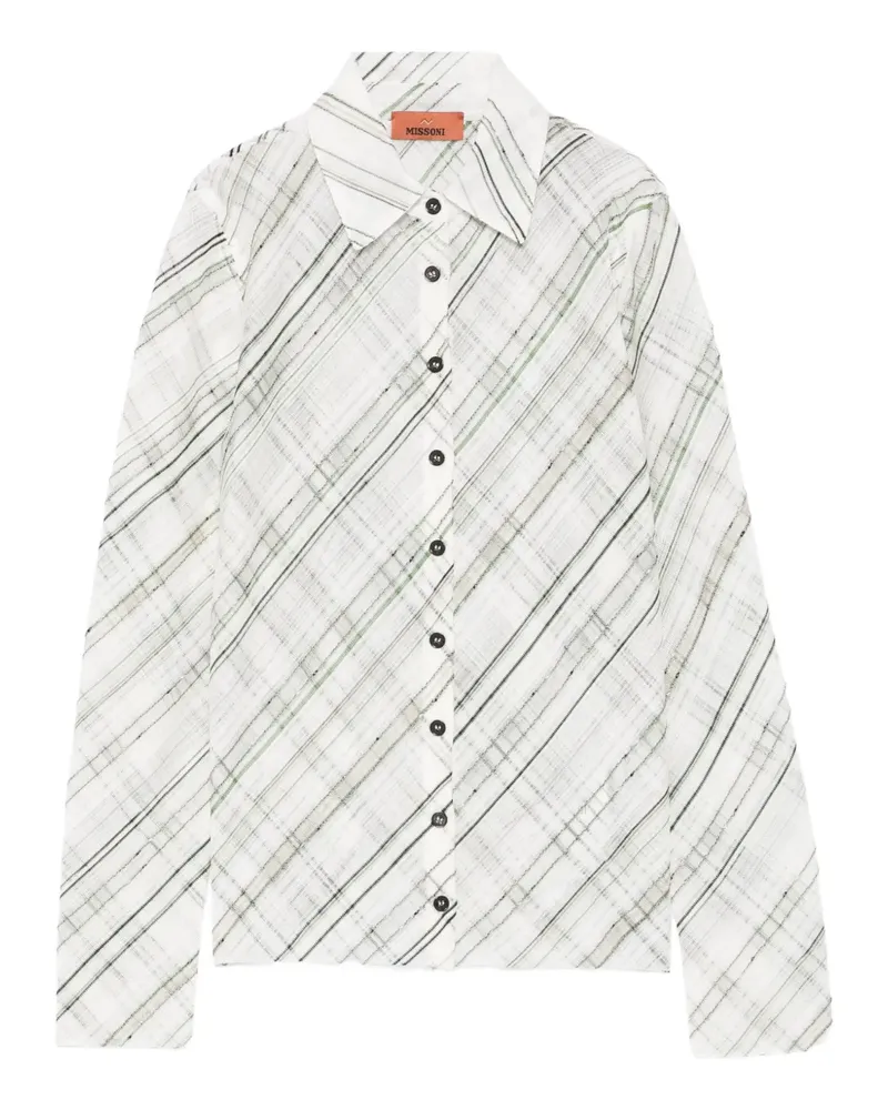 Missoni Langärmeliges Hemd - Weiß Weiß