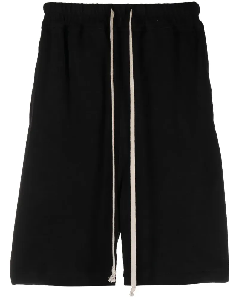 Rick Owens Joggingshorts mit Kordelzug - Schwarz Schwarz