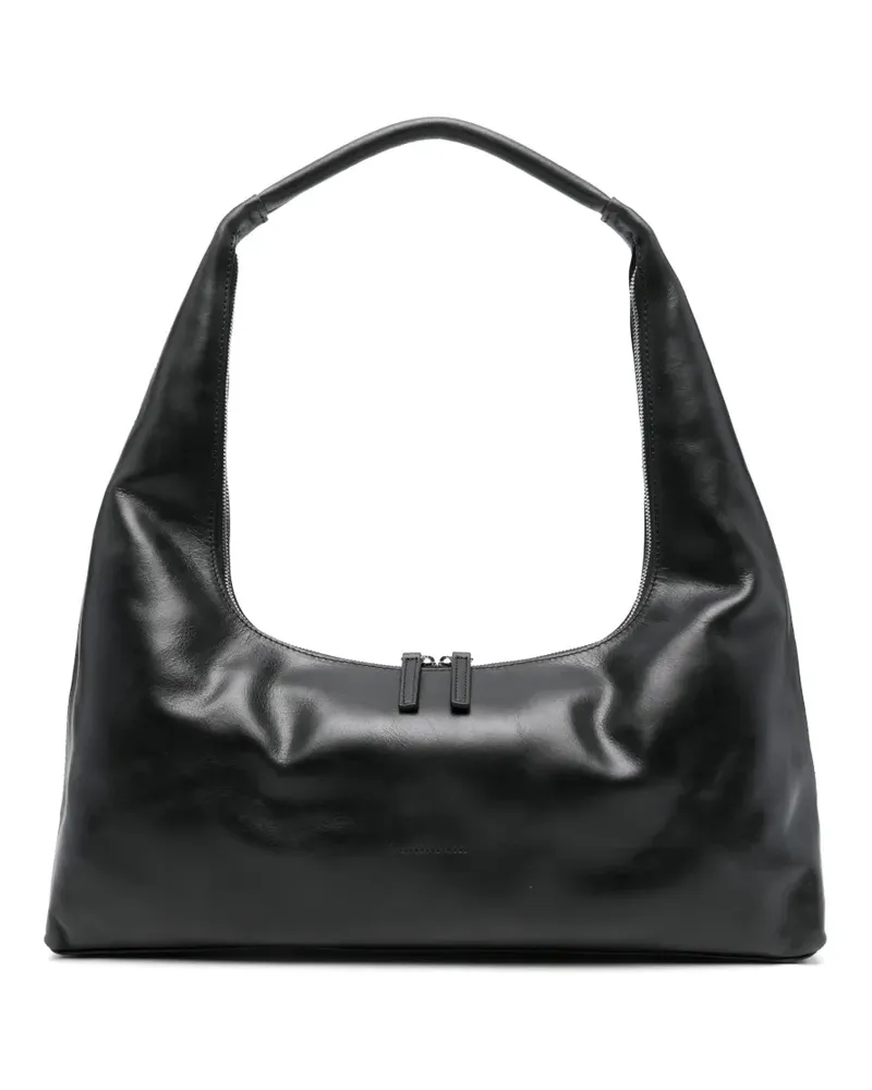 Marge Sherwood Strukturierte Schultertasche - Schwarz Schwarz