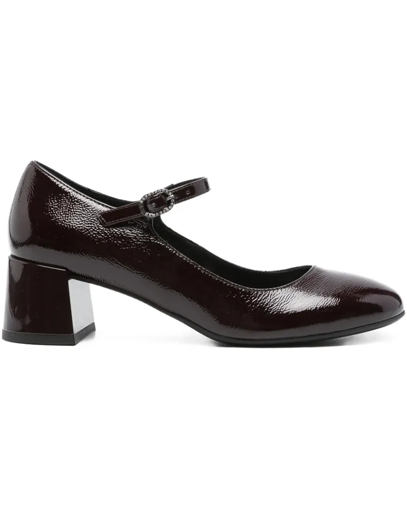 Nero Gardini Pumps aus Leder mit Mandeln 50mm - Rot Rot